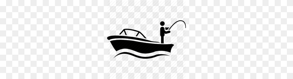 Fisherman Clipart, Watercraft, Vehicle, Transportation, Silhouette Free Png