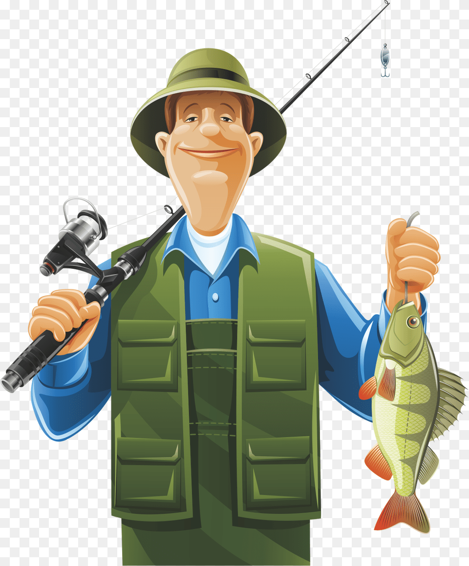 Fisherman Fishing Rod Clip Art Fisherman, Water, Outdoors, Leisure Activities, Angler Free Png