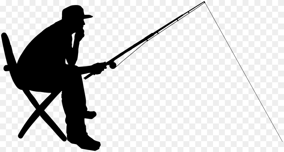 Fisherman Silhouette Clip Art Png