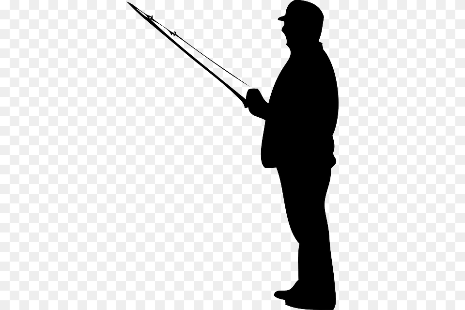 Fisherman Silhouette Fishing Rod, Water, Angler, Leisure Activities, Person Free Png Download