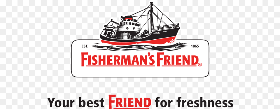 Fishermans Friend Fisherman39s Friend Logo, Boat, Transportation, Vehicle, Watercraft Png Image