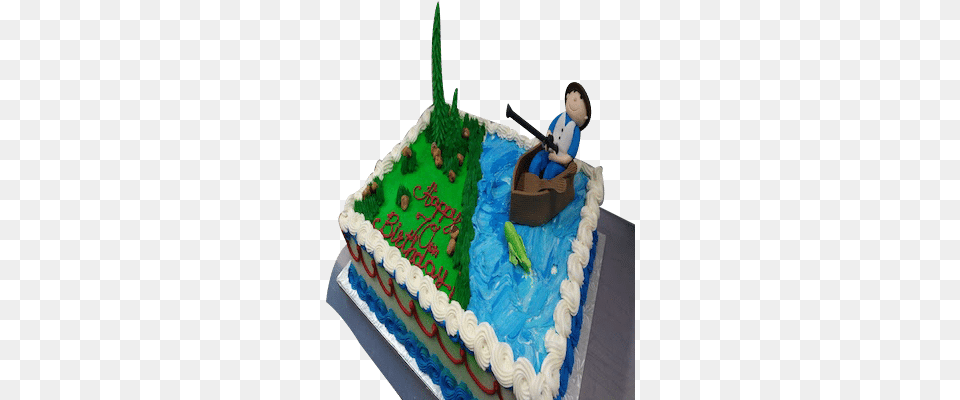 Fishing, Birthday Cake, Cake, Cream, Dessert Free Transparent Png
