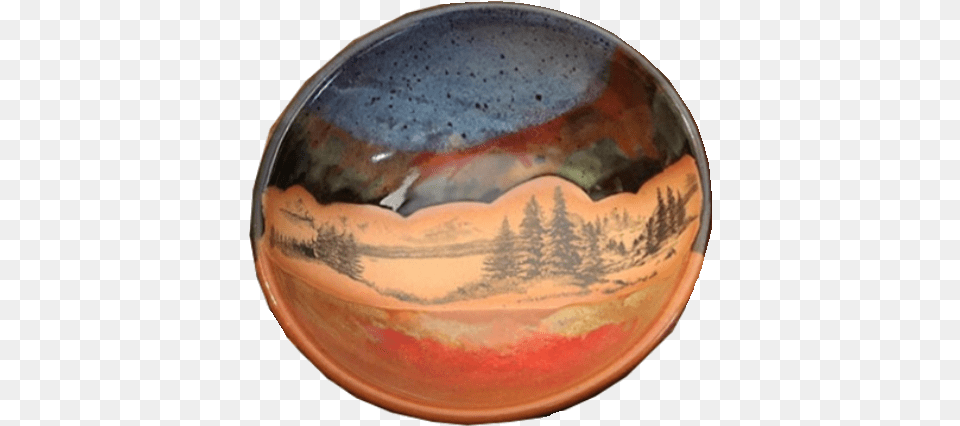 Fishing Bear Centered Soup Bowl In Azulscape Table Setting, Photography, Pottery, Sphere, Plate Free Png