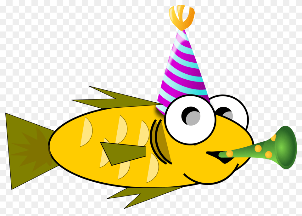 Fishing Birthday Seafood, Clothing, Hat, Party Hat Png Image