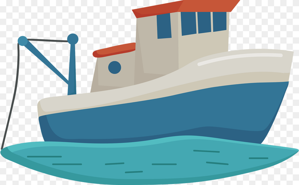Fishing Boat Clipart, Yacht, Vehicle, Transportation, Sailboat Png Image