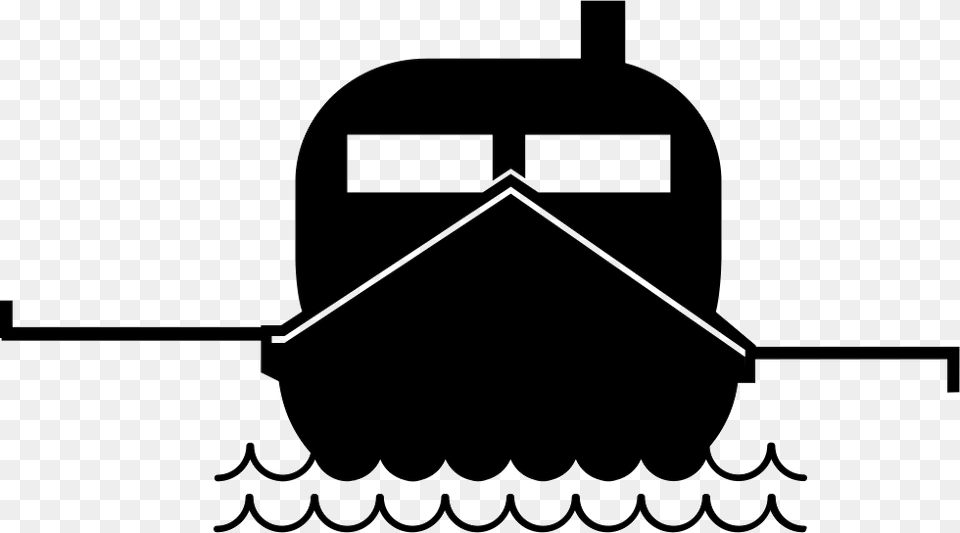 Fishing Boat Comments Icon, Stencil, Symbol Free Transparent Png
