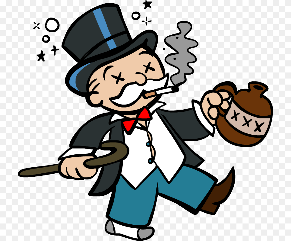 Fishing Clip Drunk Transparent Rich Uncle Pennybags Clipart, Baby, Person, Face, Head Free Png