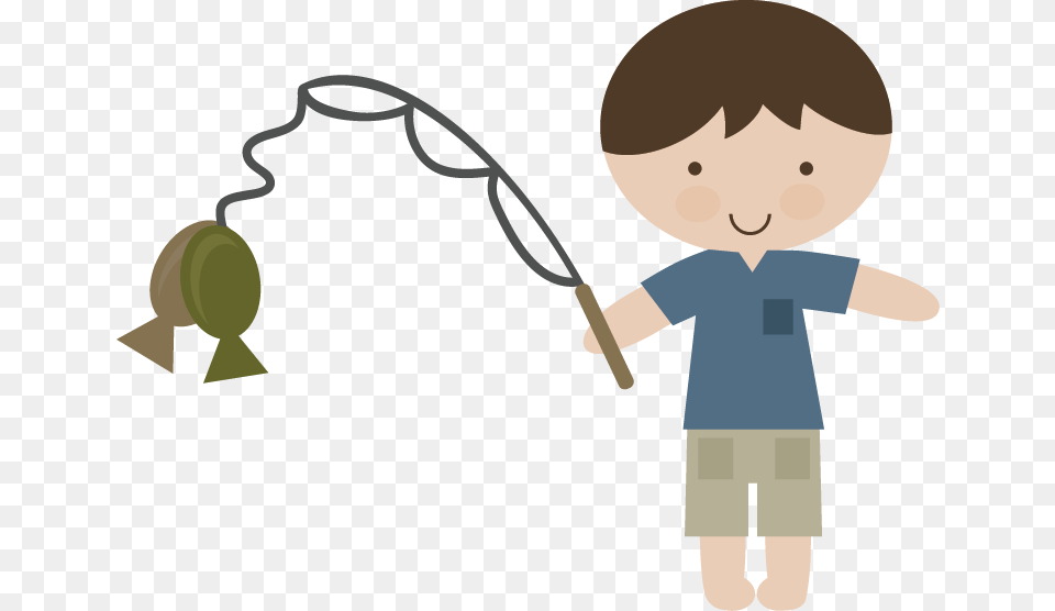 Fishing Cutting Boy Fishing For Scrapbooking, Baby, Person, Face, Head Free Transparent Png