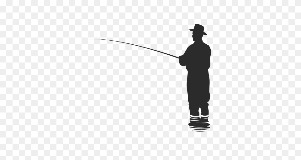Fishing Fisherman On Water, Angler, Leisure Activities, Silhouette, Person Free Transparent Png