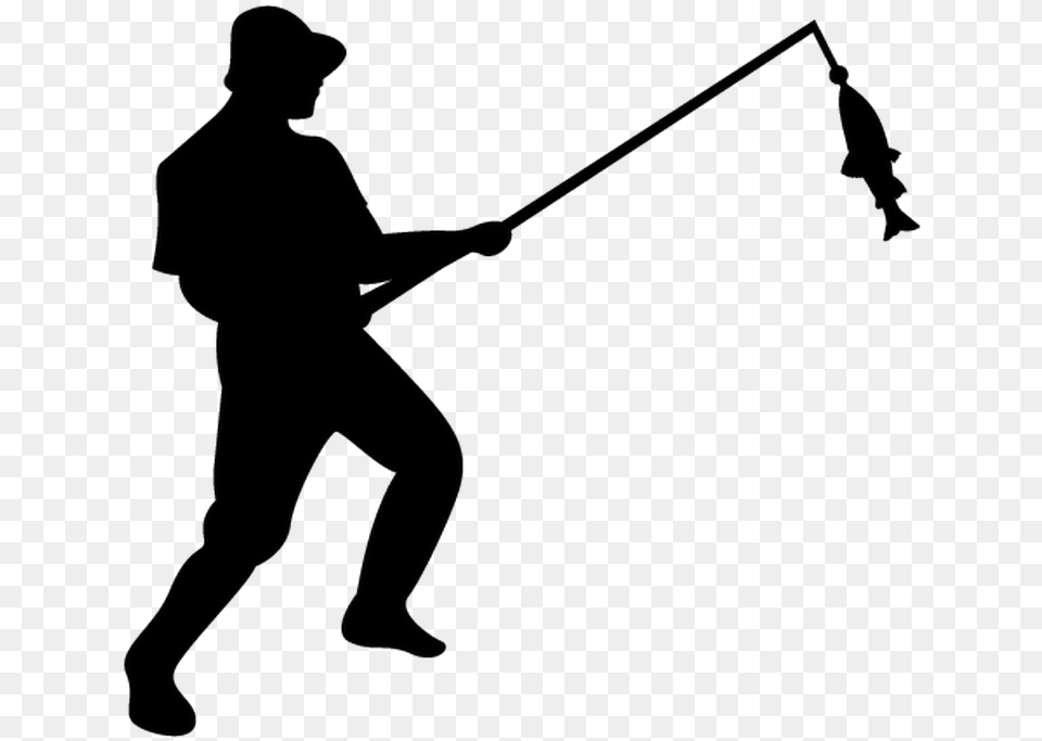 Fishing Fisherman Silhouette Clip Art Fisherman Silhouette Man Fishing, Accessories, Jewelry, Necklace Free Png