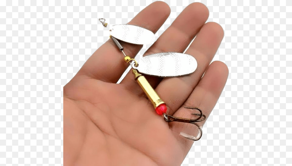 Fishing Lure Silver Spoon Fishing Lures 5 Piece Collection Fishing Lure, Fishing Lure, Electronics, Hardware Png