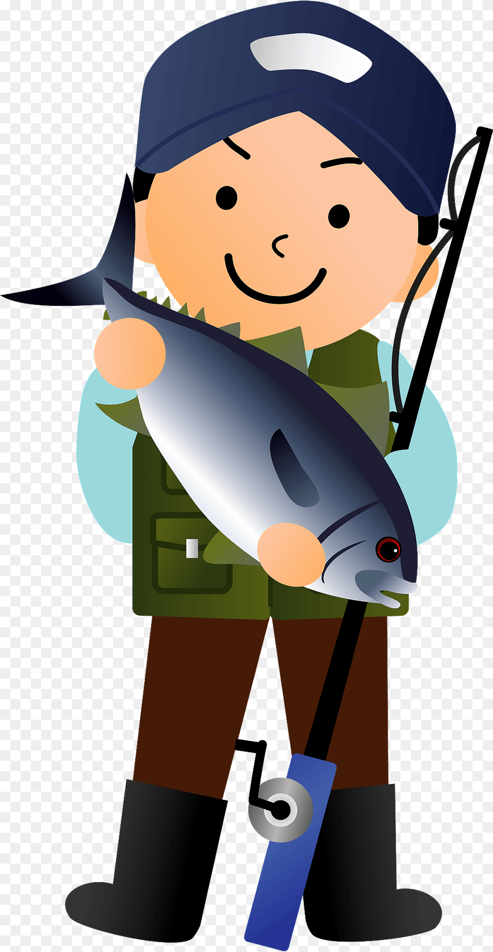 Fishing Man Clipart, Animal, Bonito, Fish, Tuna Png Image