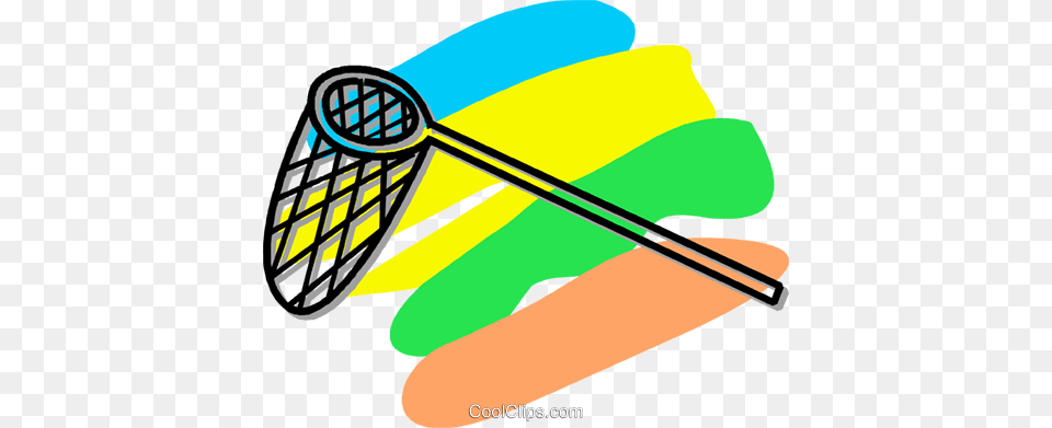Fishing Net Royalty Vector Clip Art Illustration, Racket, Badminton, Person, Sport Free Png Download