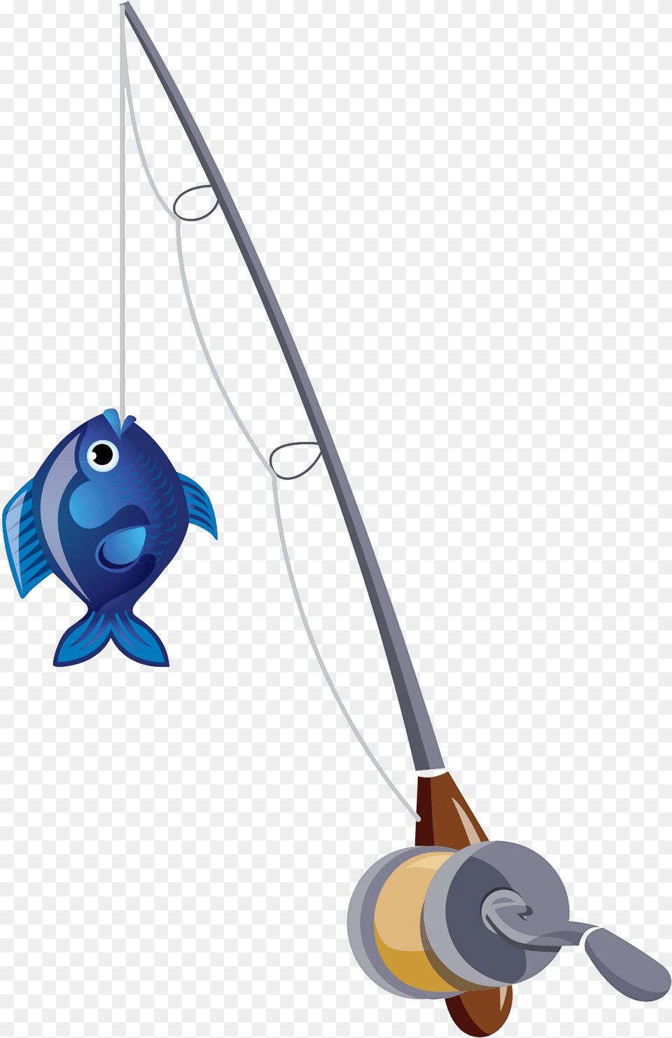 Fishing Pole Background Fishing Pole With Fish, Leisure Activities, Water, Outdoors, Person Free Png Download