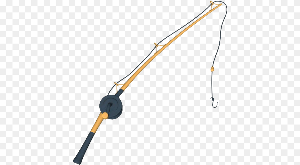 Fishing Pole Cartoon Fishing Rod, Sword, Weapon, Construction, Construction Crane Free Png