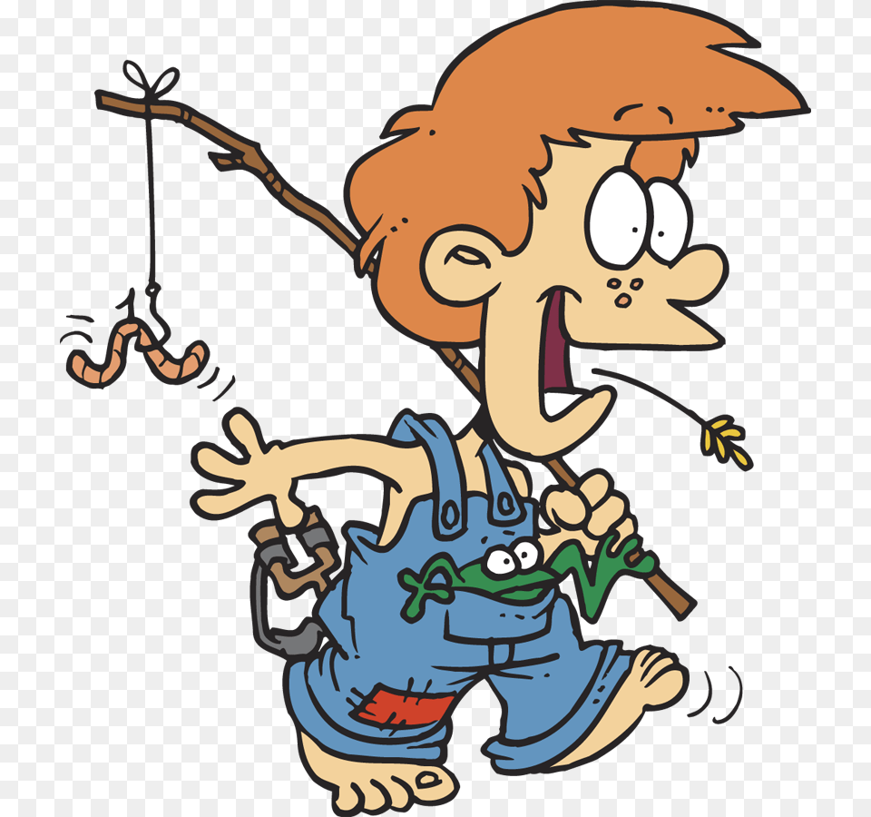 Fishing Pole Clip Art, Book, Comics, Publication, Cartoon Free Png Download