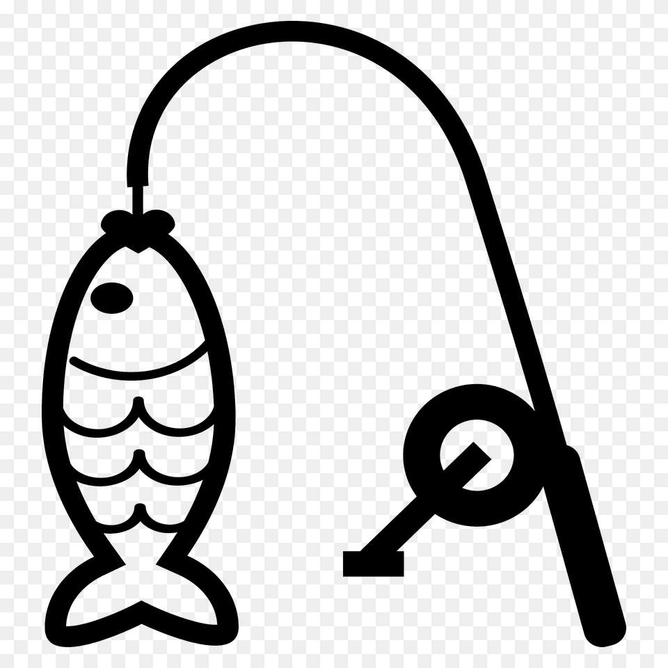 Fishing Pole Emoji Clipart, Electrical Device, Microphone, Stencil Png