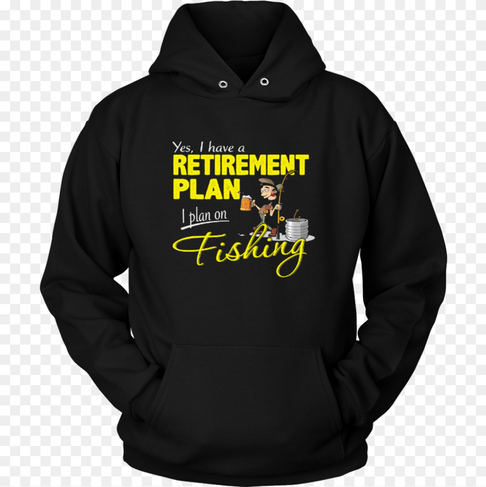 Fishing Retirement Plan Mens Funny Angling T Shirt Hoodie, Clothing, Knitwear, Sweater, Sweatshirt Png