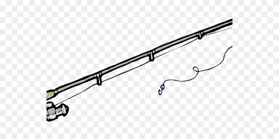 Fishing Rod Clipart, Bow, Weapon Png