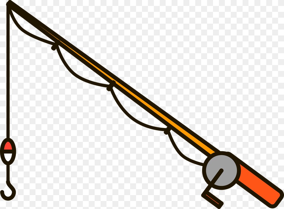 Fishing Rod Clipart, Handrail, Bow, Weapon Free Png Download