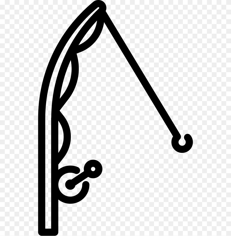 Fishing Rod Fishing, Arch, Architecture, Stencil, Handrail Png Image