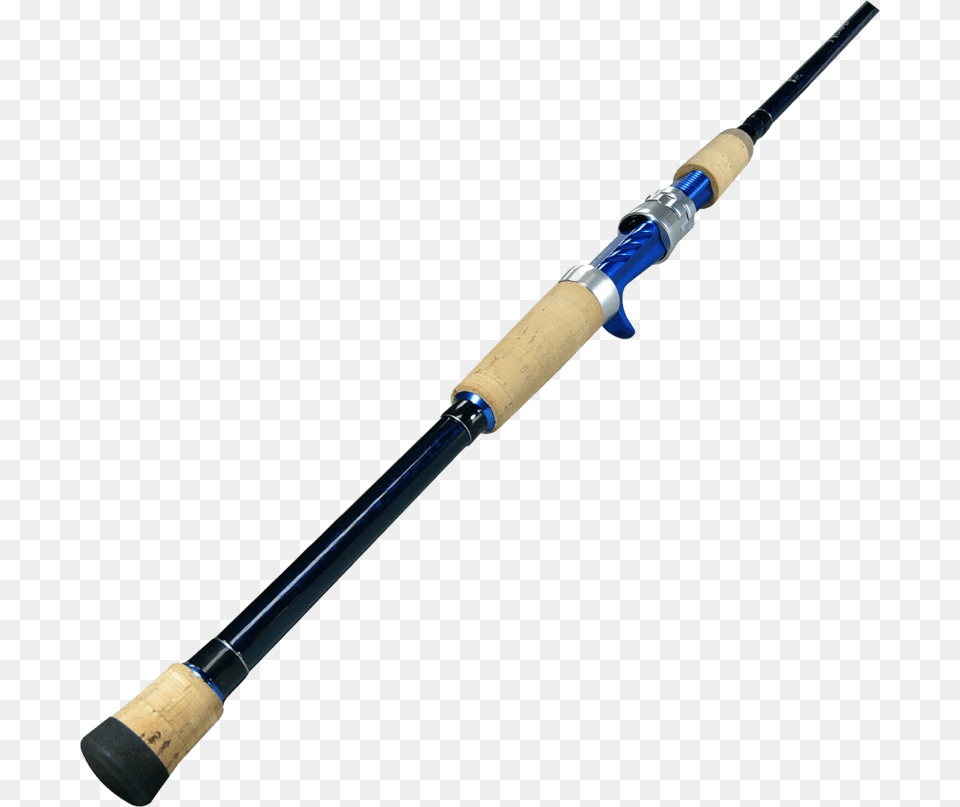 Fishing Rod With Transparent Okuma Nomad Inshore Travel, Mace Club, Weapon, Musical Instrument Png Image