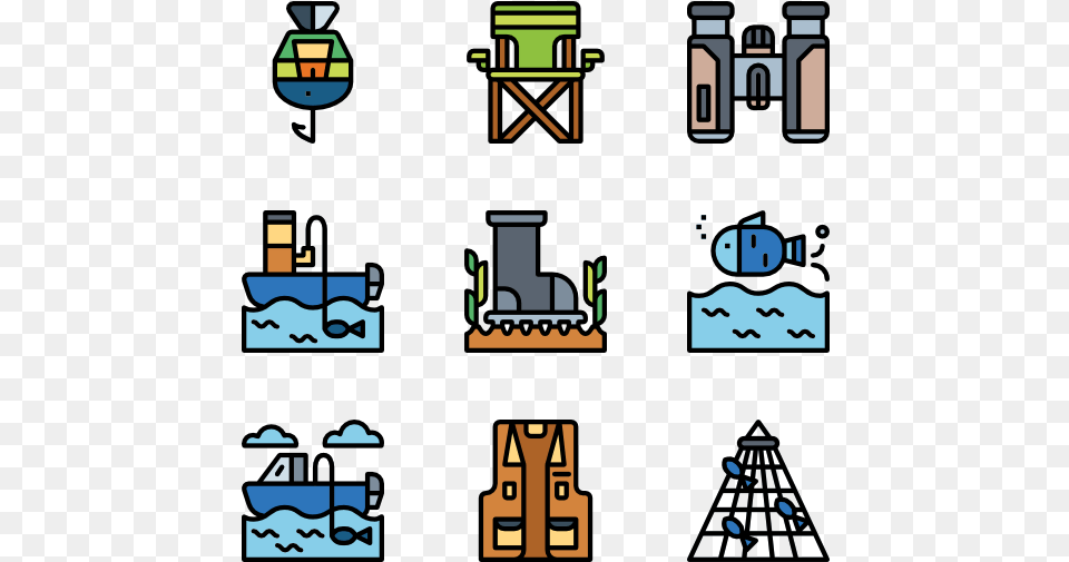 Fishing Top View Furniture Icon Png Image