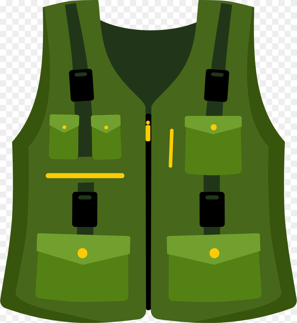 Fishing Vest Clipart, Clothing, Lifejacket Free Png