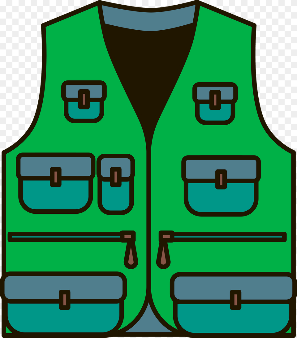 Fishing Vest Clipart, Clothing, Lifejacket Free Png