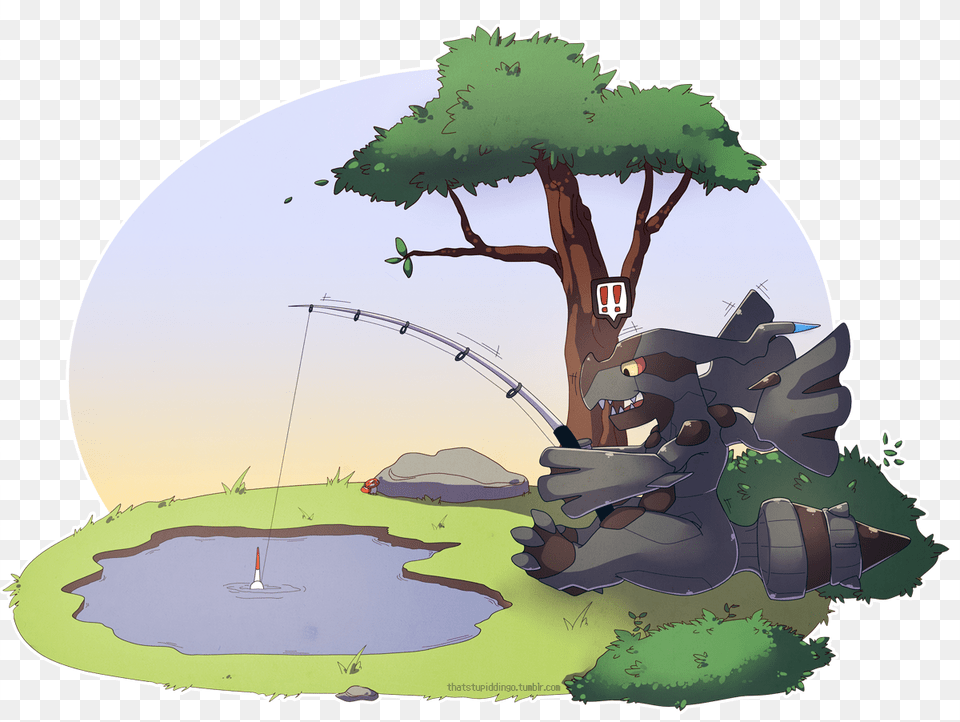 Fishing Zekrom, Tree, Plant, Water, Outdoors Free Png