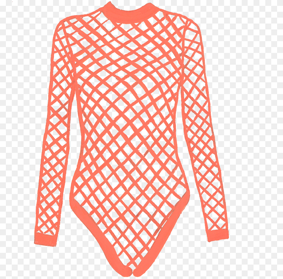Fishnet Pattern Vivienne Westwood Squiggle T Shirt, Clothing, Long Sleeve, Sleeve, Coat Png