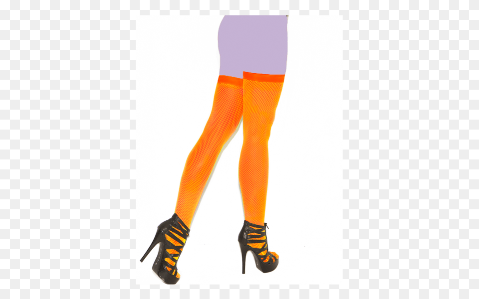 Fishnet Thigh High Three Passions Lingerie, Clothing, Footwear, High Heel, Shoe Free Png