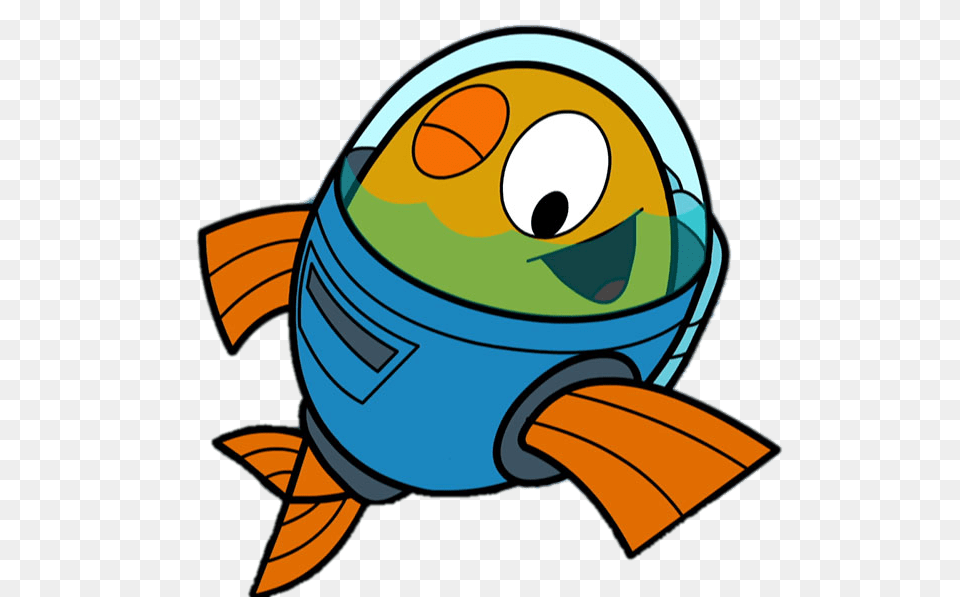 Fishtronaut Blinking, Animal, Sea Life, Fish Free Png Download