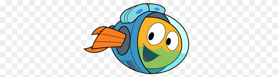 Fishtronaut In The Air Free Png