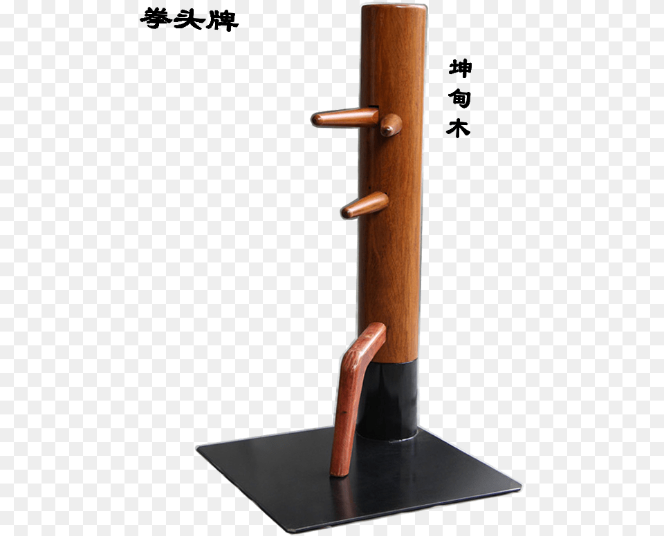 Fist Card Wooden Pile Pontianak Wood Large Iron Plate Wood, Furniture, Mace Club, Weapon Free Png