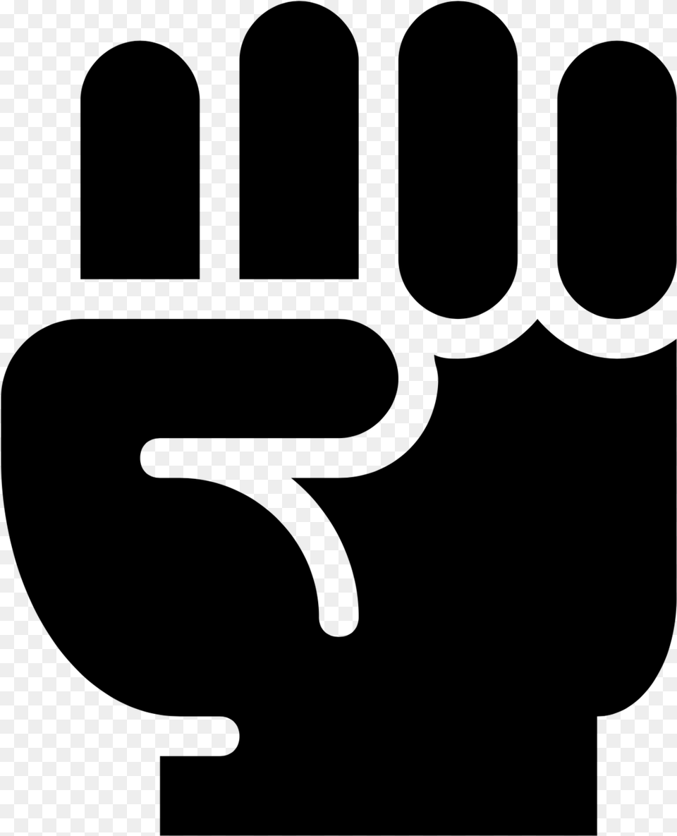Fist Clipart Resistance Resistance Symbols, Gray Png Image