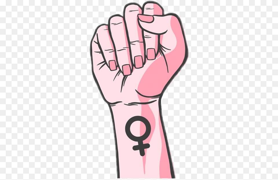 Fist Girl Girlpower Power Runtheworld Tumblr Girl Power, Body Part, Hand, Person, Wrist Png Image