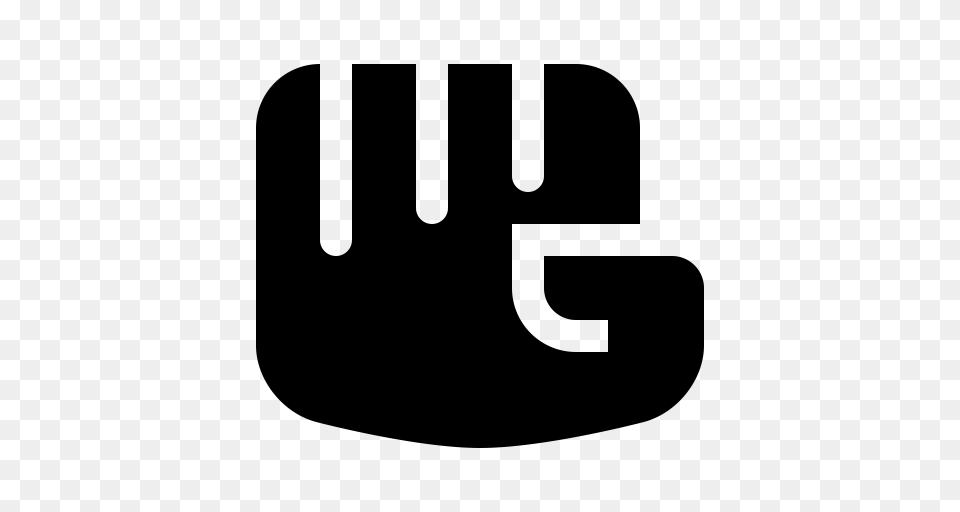 Fist Hand Power Icon With And Vector Format For, Gray Free Transparent Png