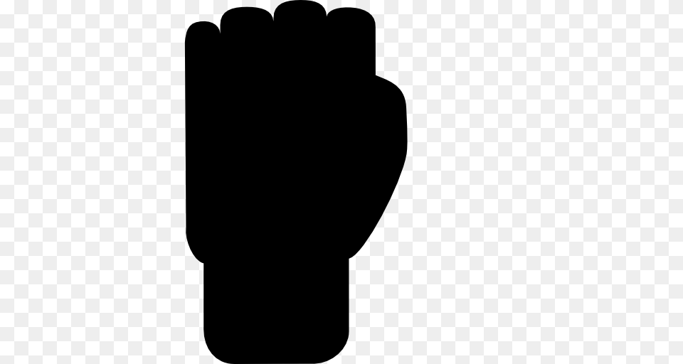 Fist Icon, Clothing, Glove, Silhouette, Body Part Free Png Download