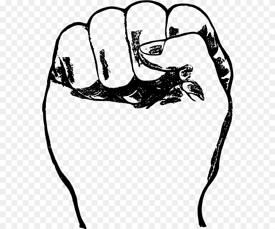 Fist In The Air, Gray Free Png Download