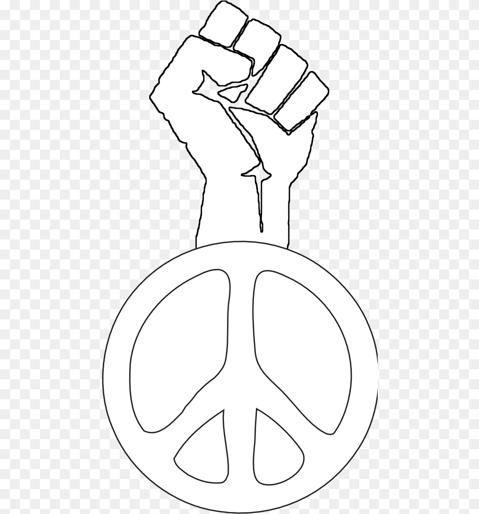 Fist Occupy Street Fight Power Peace Groovy Hippy Peace, Body Part, Hand, Person, Stencil Png Image