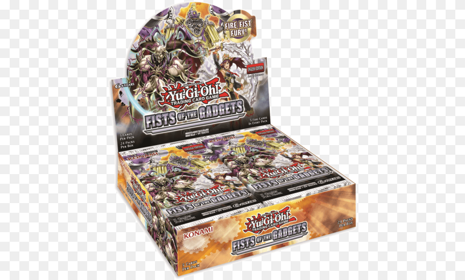 Fist Of The Gadgets Sealed Case Yugioh Dragons Collide Structure Deck, Food, Sweets, Candy, Adult Free Png