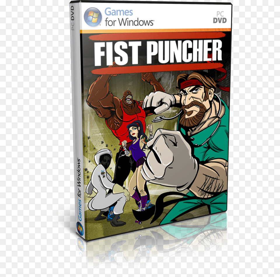 Fist Puncher Clipart Fist Puncher Shank Double Dragon Fist Puncher Pc Cover, Book, Comics, Publication, Person Free Transparent Png