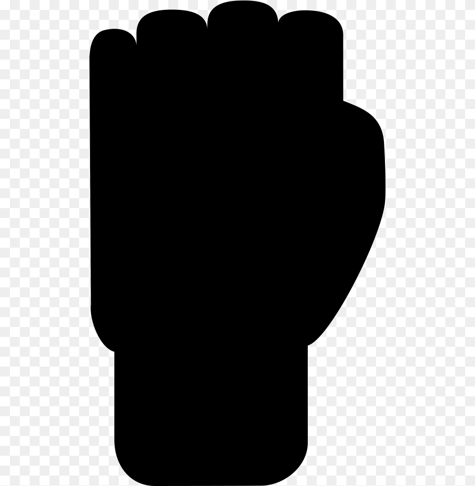Fist Silhouette Icon Download, Clothing, Glove, Sport, Baseball Free Transparent Png