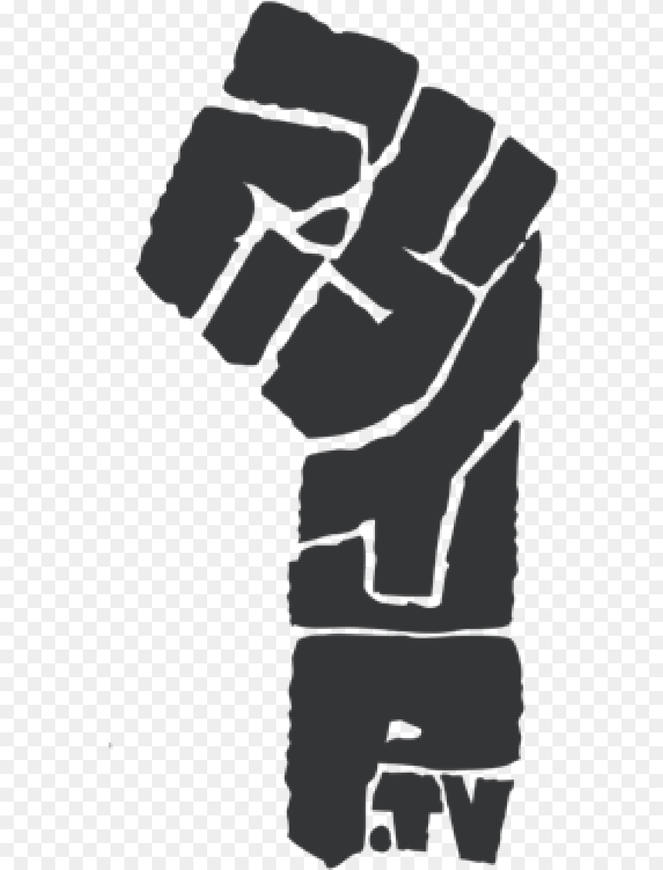 Fistuptvlogo Black Power Fist, Body Part, Hand, Person Free Png Download