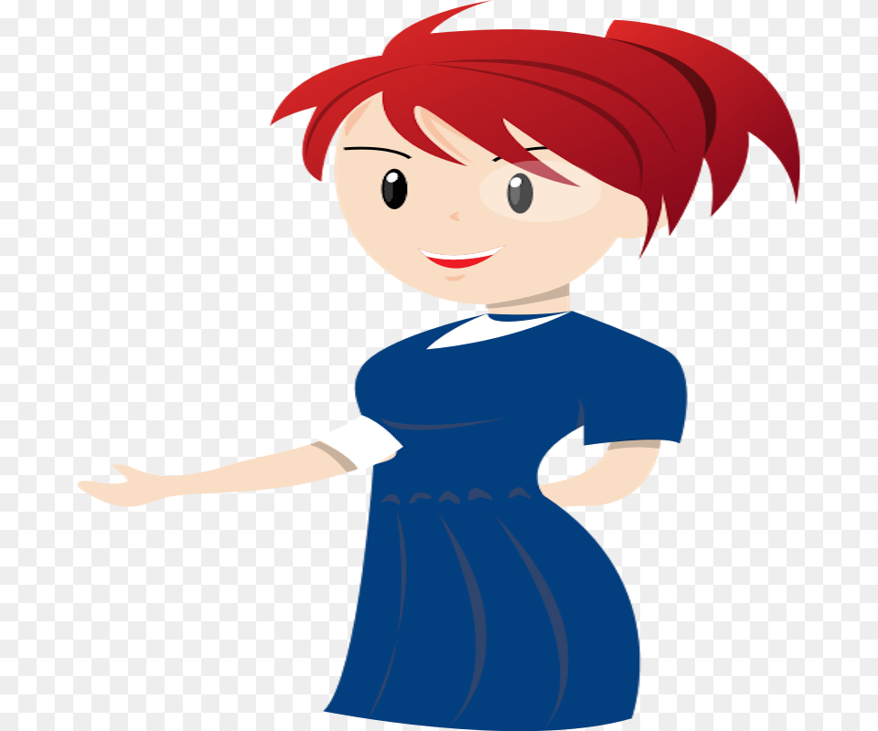 Fit 330 Red Head 800px Blue Teacher, Book, Comics, Publication, Baby Free Png Download