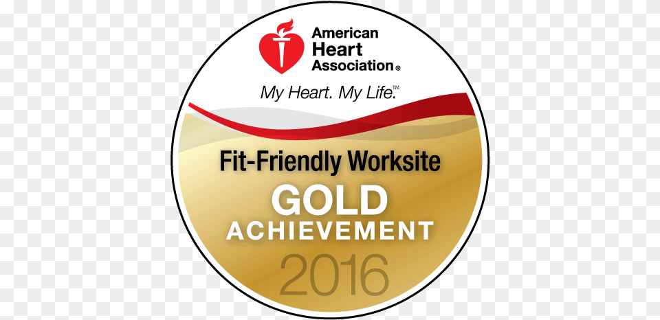 Fit Friendly Workplace Award Seal American Heart Association Fit Friendly Worksite, Disk, Advertisement, Poster Free Png
