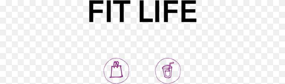 Fit Life Circle, Purple, Light Png