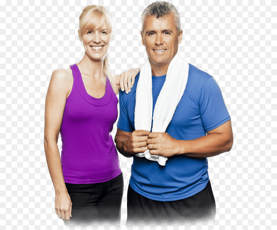 Fit Middle Age Couple, Adult, Person, Woman, Female Free Png