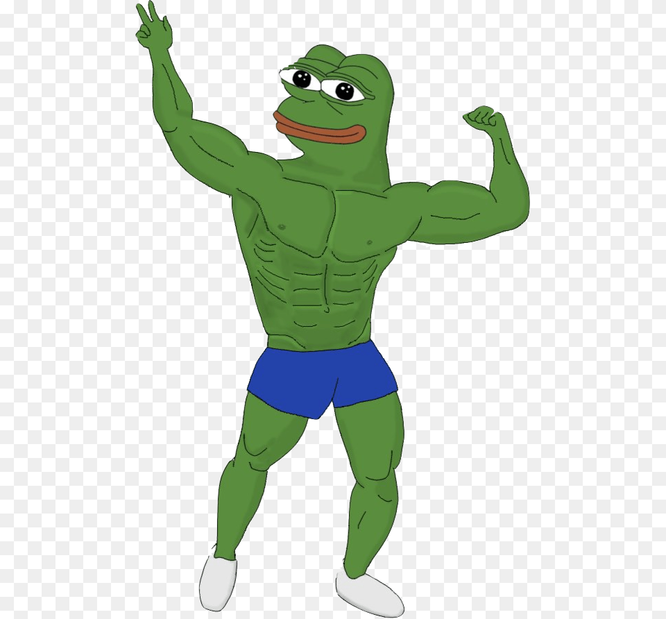 Fit Pepe Meme, Green, Alien, Baby, Person Free Png Download